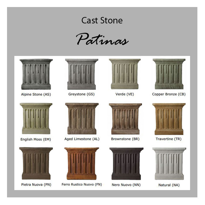 Campania Cast Stone Patinas