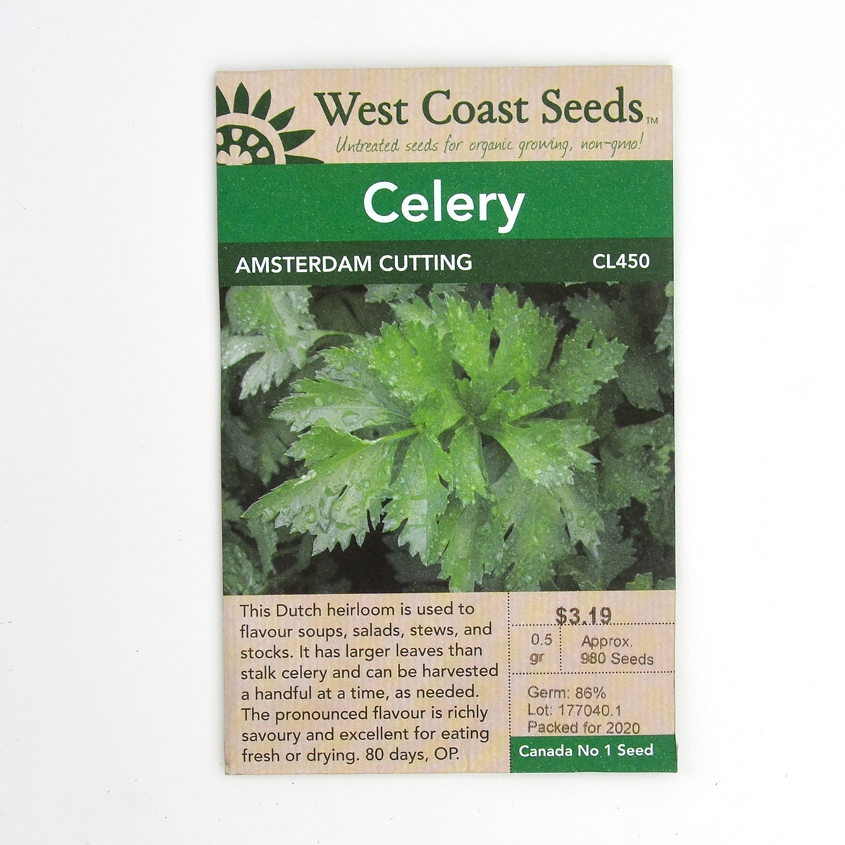 Celery Amsterdam Cutting Seeds CL450