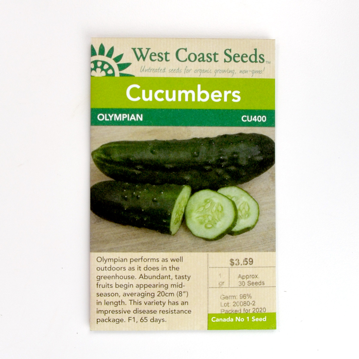Cucumbers Olympian seeds CU400