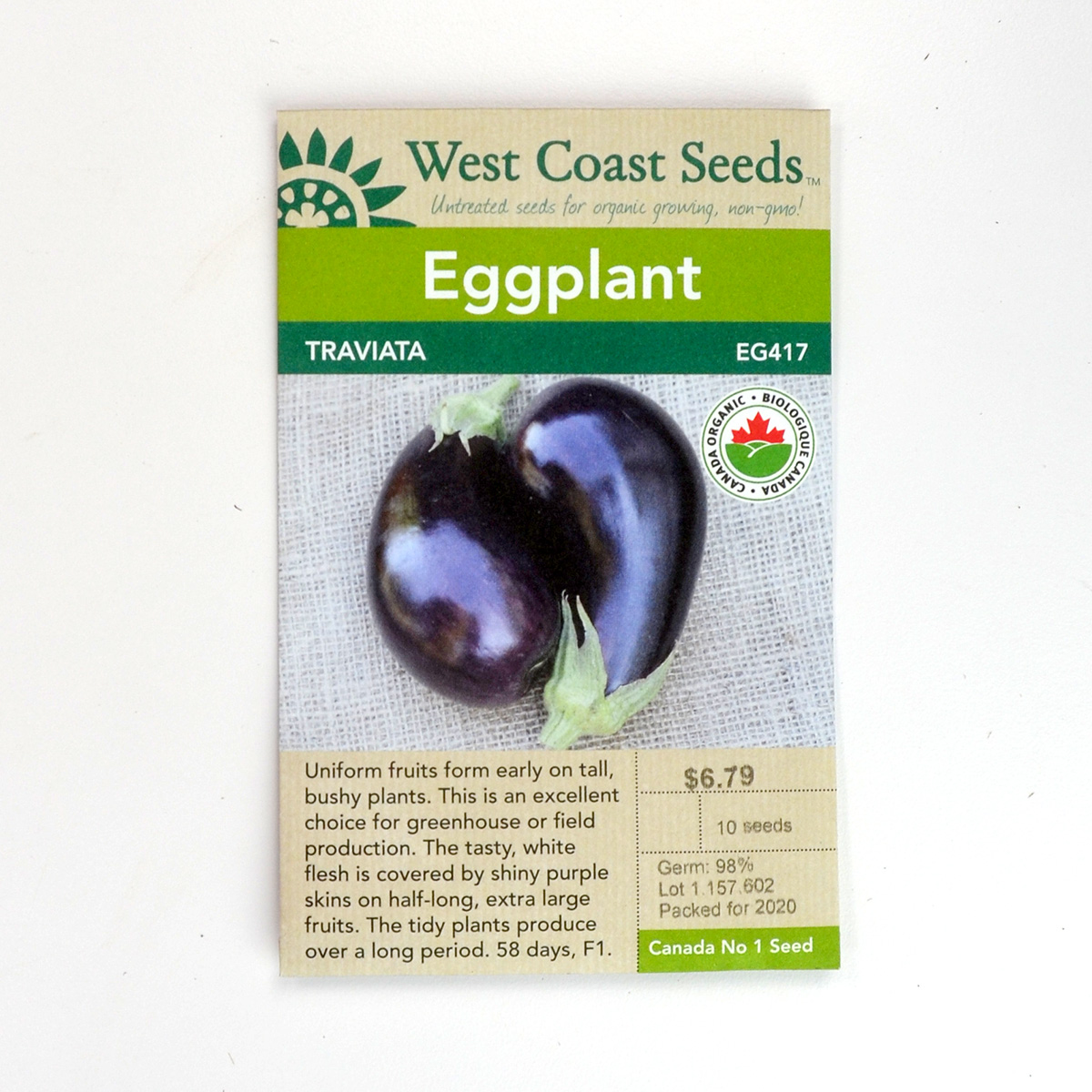 Eggplant Traviata seeds EG417 
