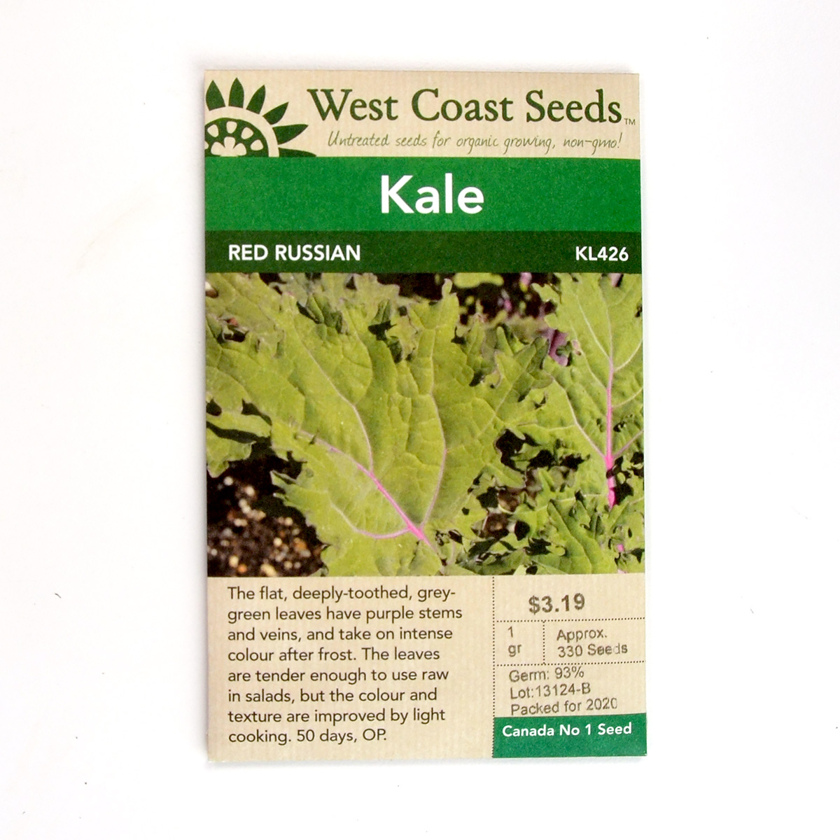 Kale Red Russian Seeds KL426