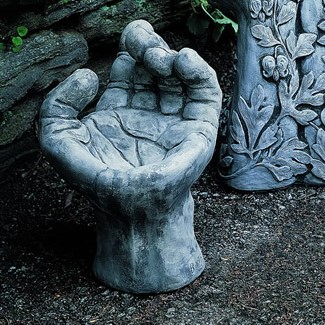 Campania - Mano Birdbath hand B-026