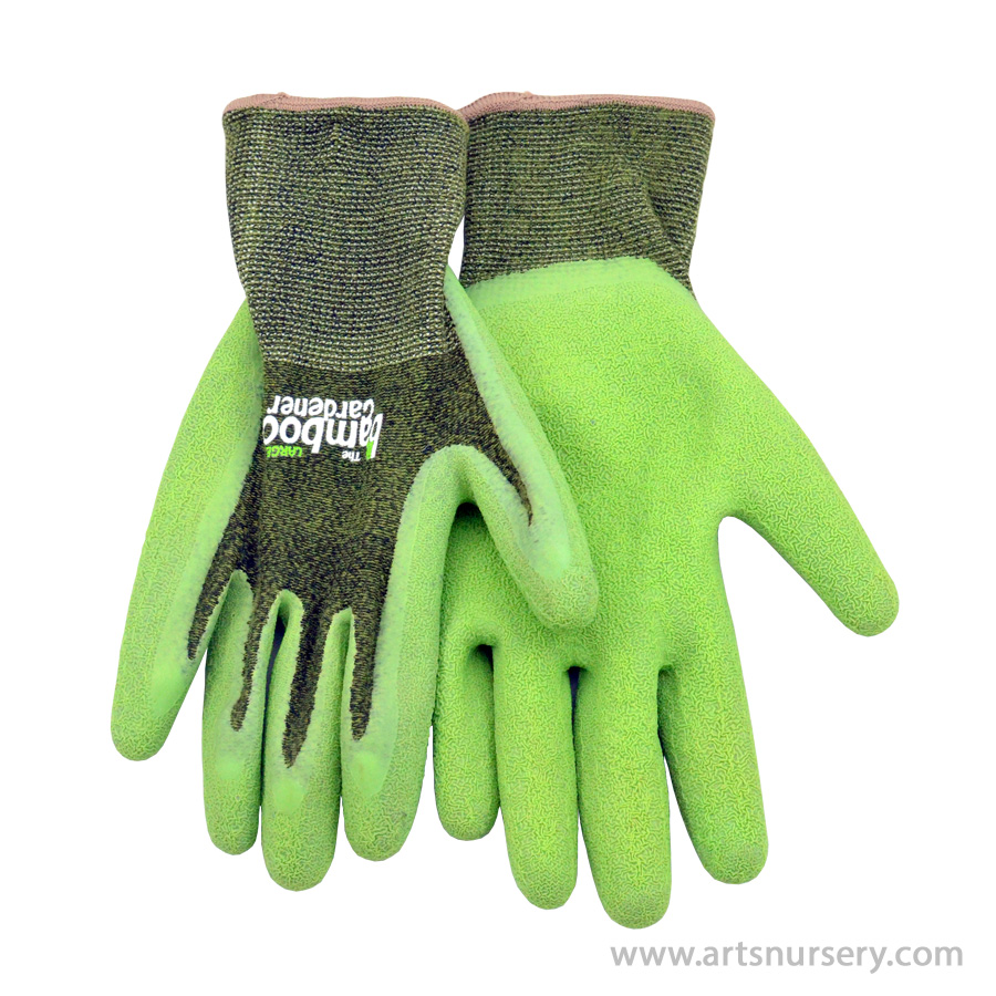 the bamboo gardener garden gloves w rubber palm large miniature live christmas trees
