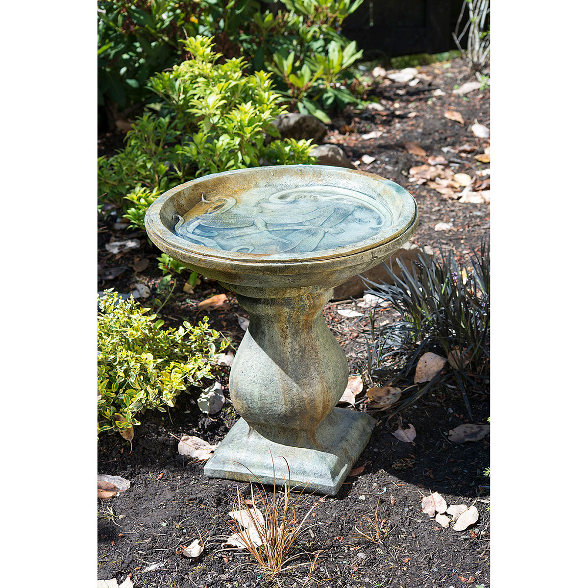 CastArt - Dragonfly Birdbath