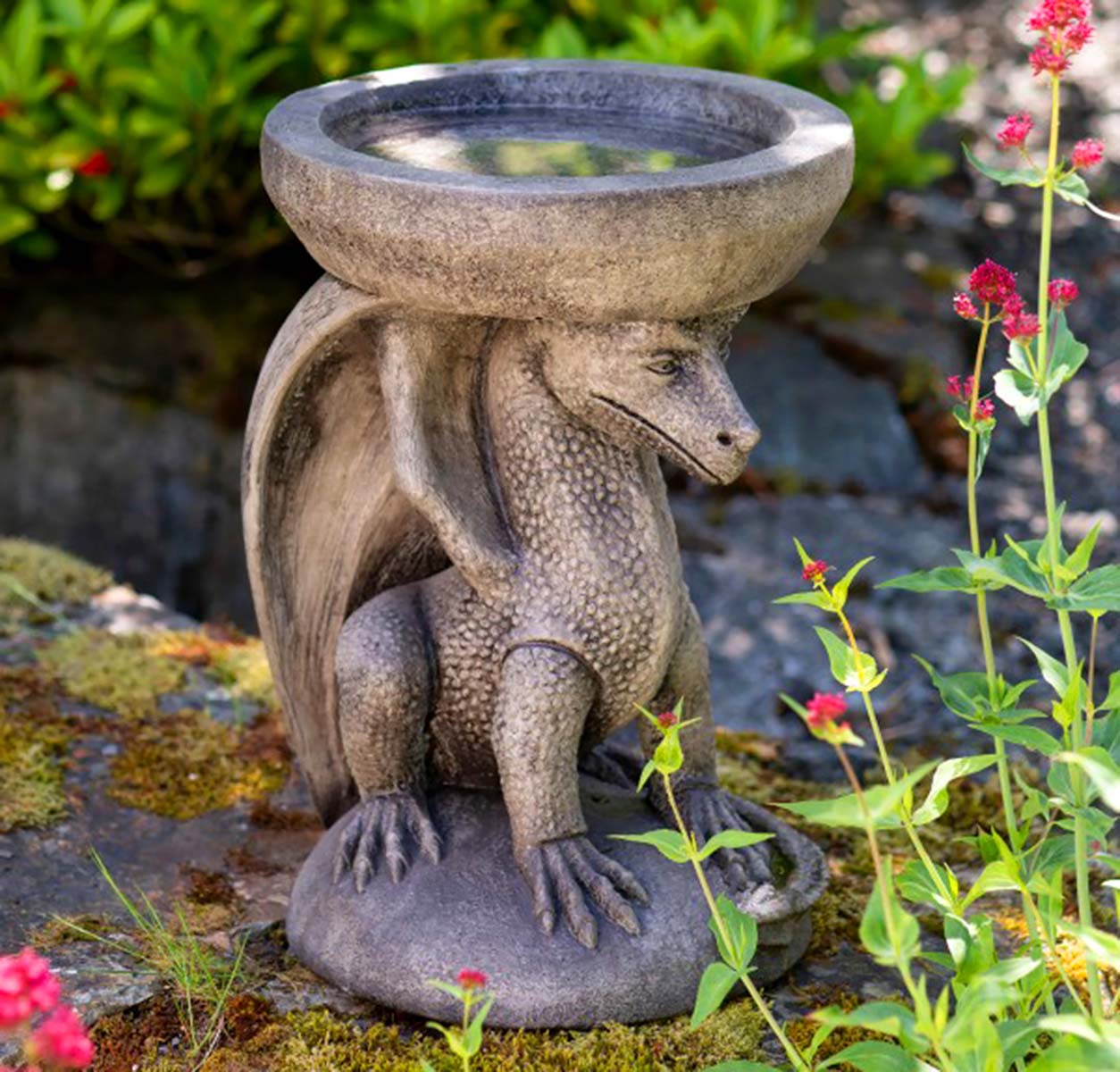 CastArt - Dragon Birdbath