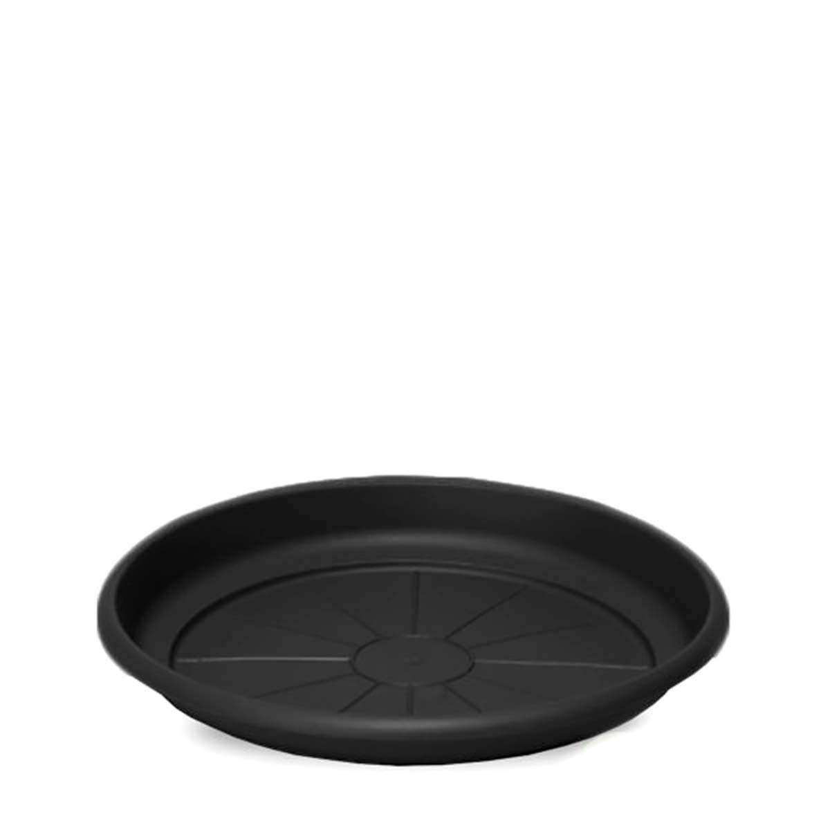 Crescent Emma Black 15in Saucer for 18in Planter  