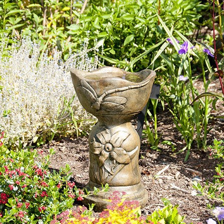 CastArt - Patio Birdbath - Butterfly PBB-BUTFL