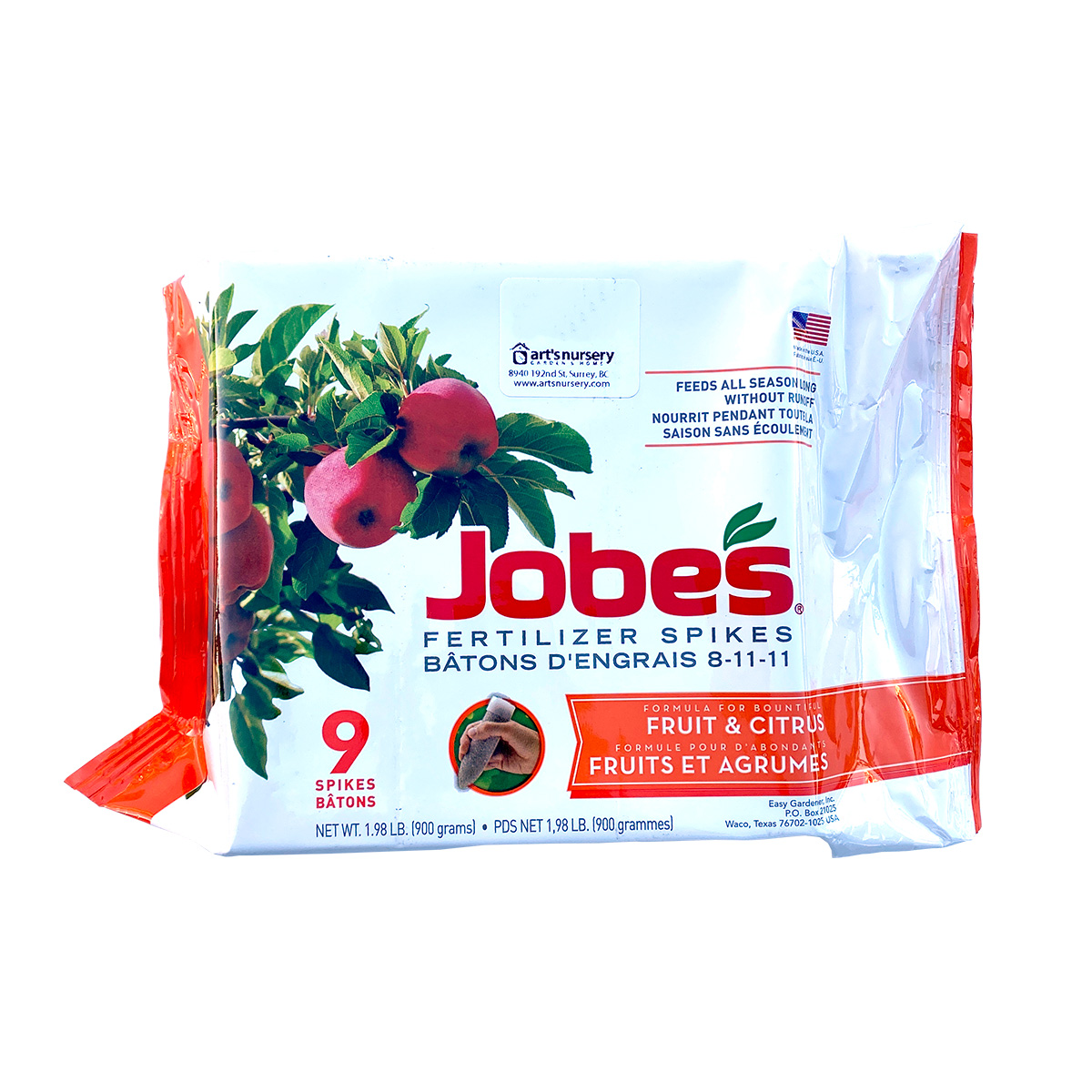 Jobes Fruit & Citrus Fertilizer Spikes