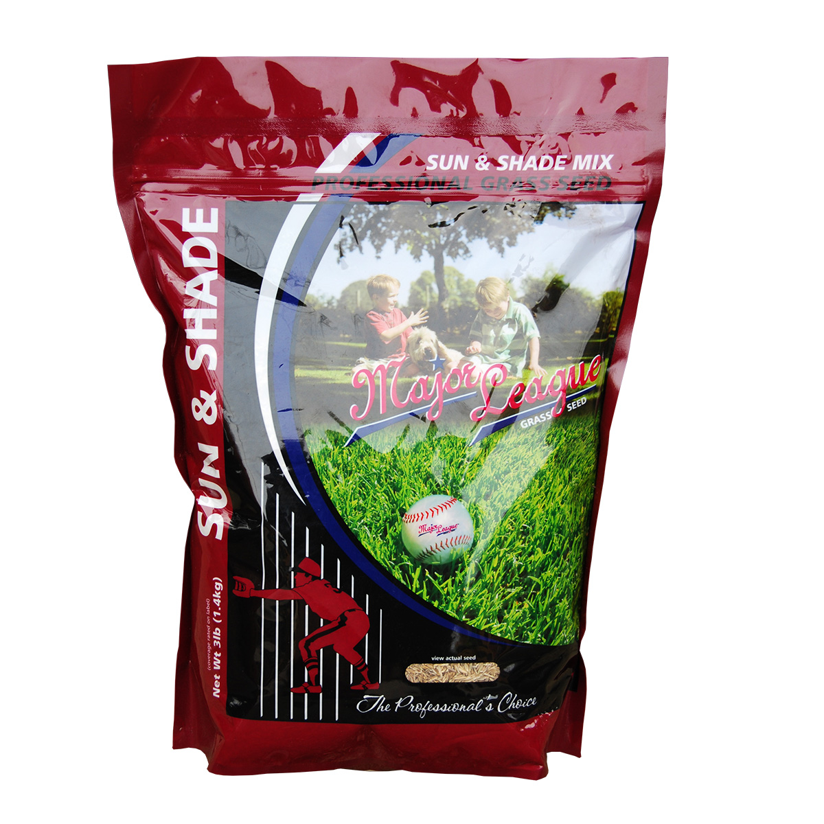 Major League Grass Seed Sun & Shade Mix 2.2kg