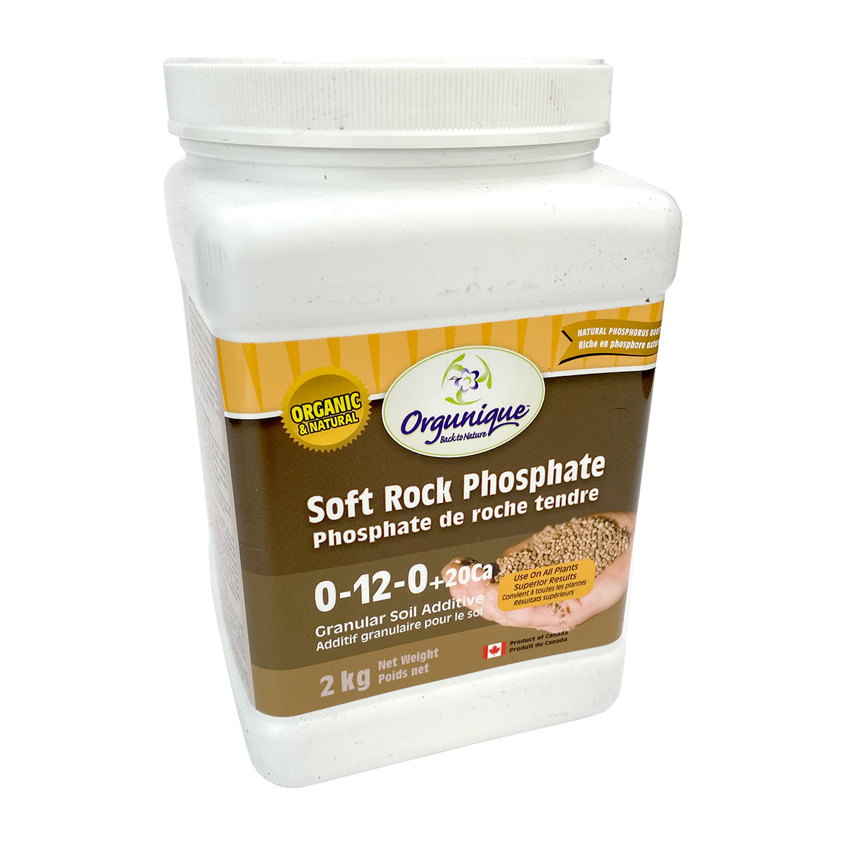 Orgunique Soft Rock Phosphate 0-12-0+20ca2kg