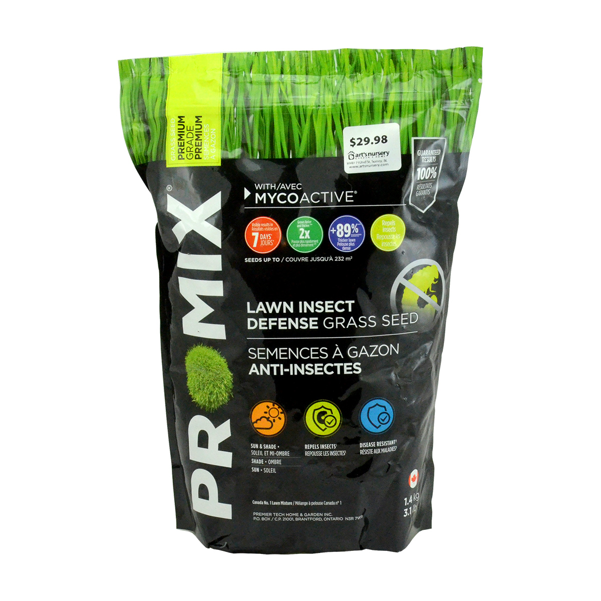 ProMix Lawn Insect Defense Grass Seed