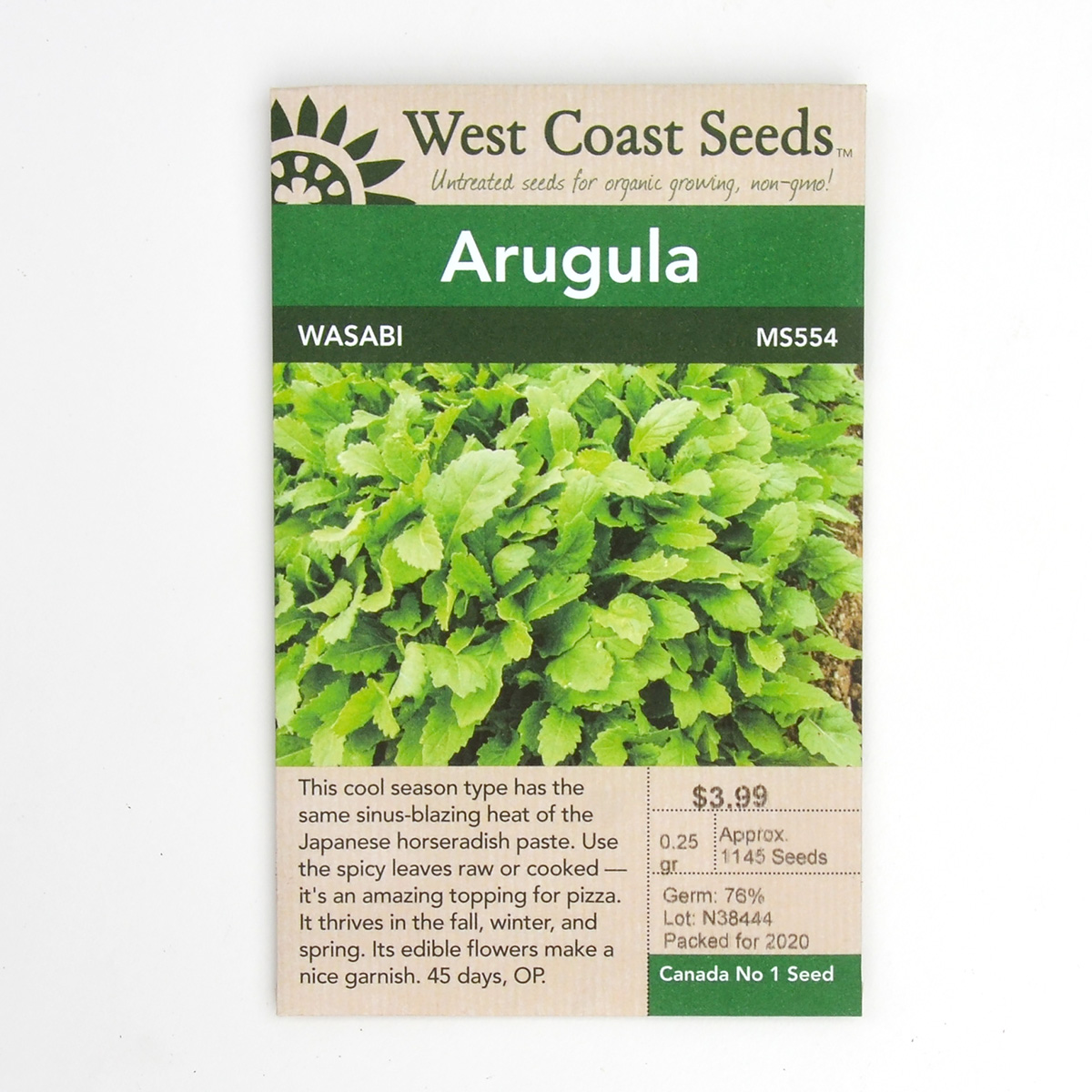 Arugula Wasabi Seeds MS554