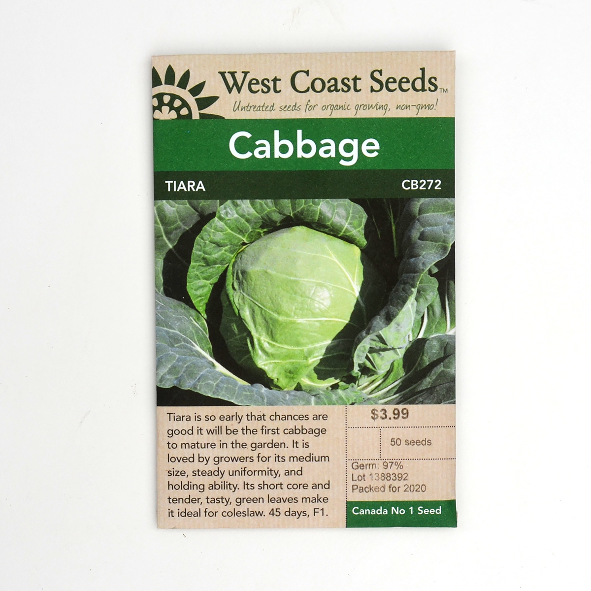 Cabbage Tiara Seeds CB272