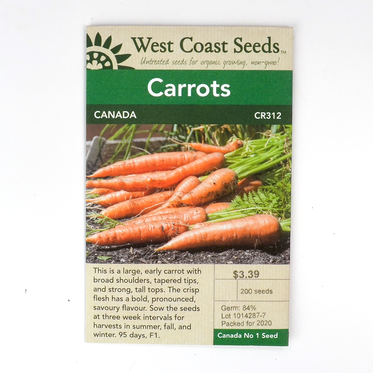 Carrots Canada Seeds CR312