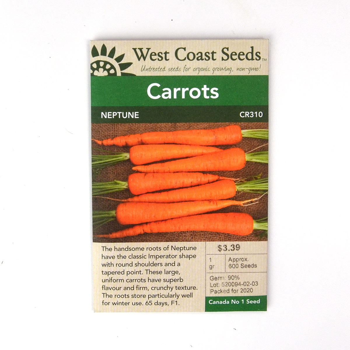 Carrot Neptune Seeds CR310