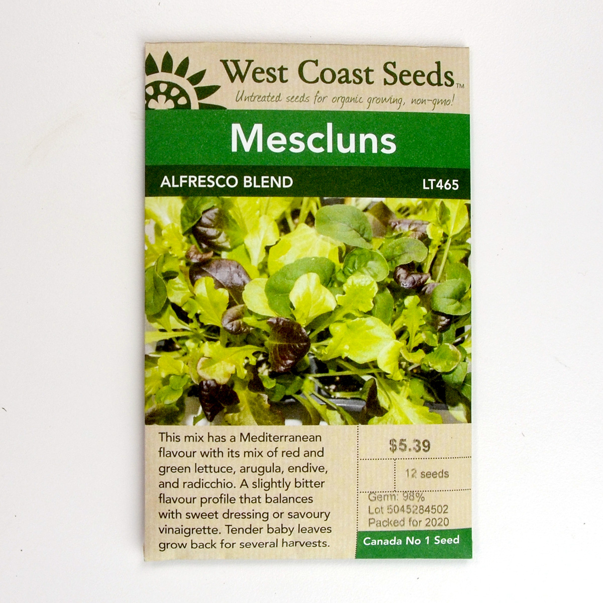 Mescluns Alfresco Blend Seeds LT465