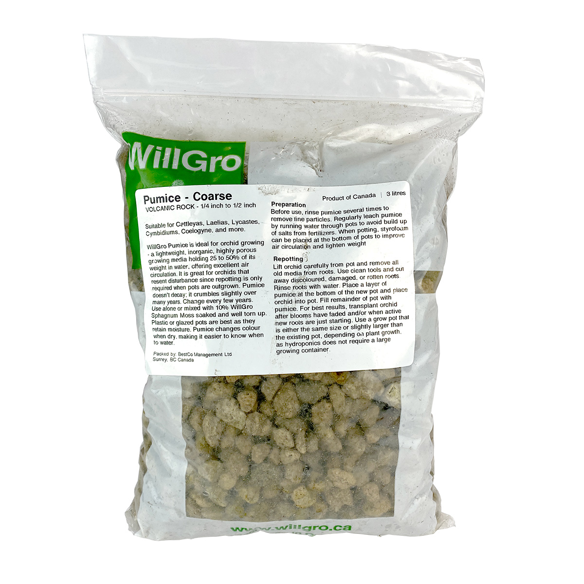 Willgro Pumice Coarse 3L