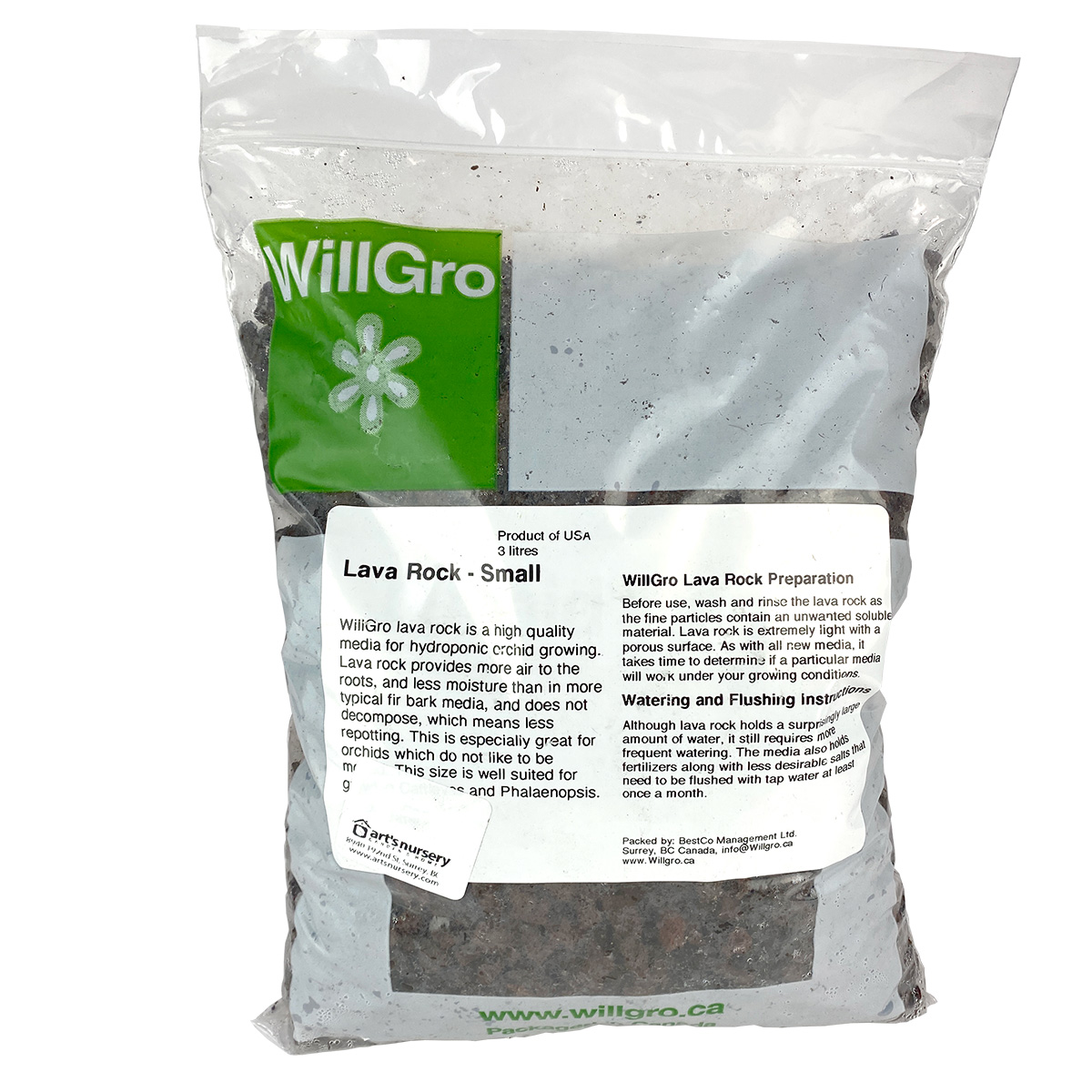 Willgro Lava Rock Small 3L