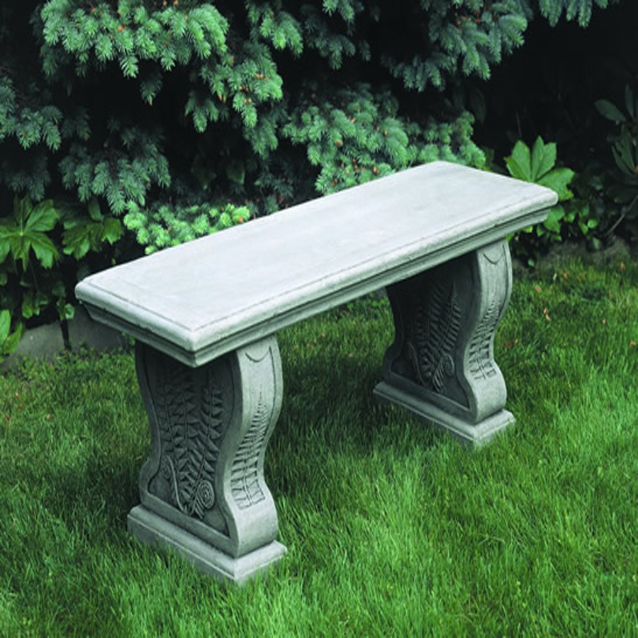 Campania - Straight Woodland Ferns Bench BE-22